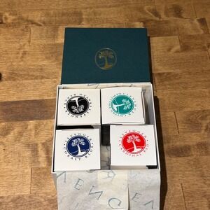 Levenger Fountain Pen Ink Gift Set 4 Bottles 50ml Black Blue Red Green